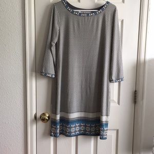 Geometric Print Dress NWOT